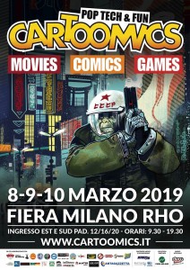 Manifesto Cartoomics Ambu 2019