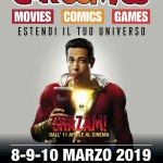 Manifesto Cartoomics Shazam 2019