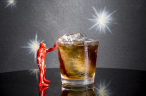 drink DEMON IN A BOTTLE (Iron Man) realizzato da I Maestri del Cocktail 1