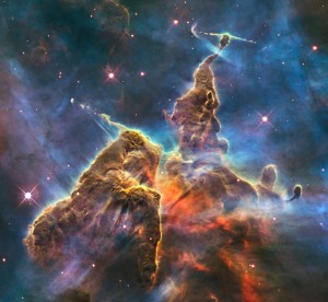 Hubble captures view of âMystic Mountainâ
