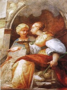 legenda aurea sante lucia e apollonia parmigianino