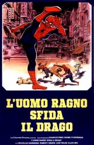 l'uomo ragno sfida il drago